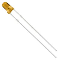 VCC / VISUAL COMMUNICATIONS COMPANY LTH3MM12VFR4700 LED, Yellow, Through Hole, T-1 (3mm), 12 mA, 12 V, 625 nm