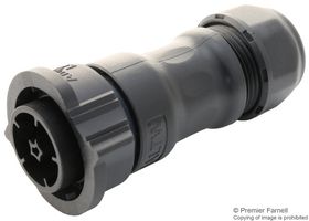 AMPHENOL LTW DC-05BFMA-QL8LPP Circular Connector, IP68, Standard Circular Connector, X-Lok D Size Series, Cable Mount Receptacle