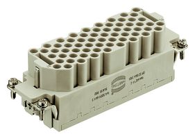 HARTING 09322643101 Heavy Duty Connector, Han EEE HMC, Insert, 64+PE Contacts, 24B, Receptacle