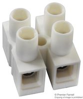 MULTICOMP PRO MC001823 Panel Mount Barrier Terminal Block, 2 Row, 2 Ways, 22 AWG, 12 AWG, 30 A