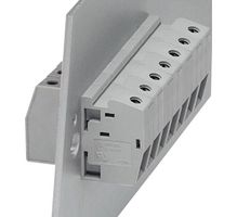 PHOENIX CONTACT 0707073 Pluggable Terminal Block, Grey, 1 Ways, 20 AWG, 6 AWG, 10 mm², Screw