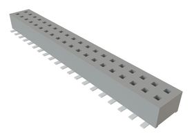 SAMTEC CLP-120-02-F-D PCB Receptacle, Board-to-Board, 1.27 mm, 2 Rows, 40 Contacts, Surface Mount
