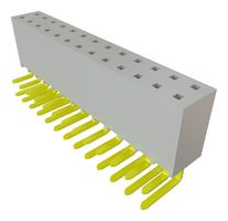 SAMTEC SSW-113-02-G-D-RA PCB Receptacle, Board-to-Board, 2.54 mm, 2 Rows, 26 Contacts, Through Hole Mount Right Angle