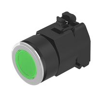 EAO 704.032.518 Switch Actuator, Green, EAO 04 Series Illuminated Flush Mount Pushbutton Switches, IP65, 04 Series