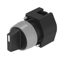 EAO 704.410.0 Switch Actuator, Short Black Lever, EAO 04 Series Selector Switches, IP65, 04 Series