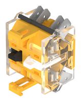 EAO 704.905.5/D Contact Block, 6 A, 500 V, 2 Pole, 04 Series, Quick Connect