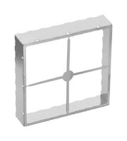 WURTH ELEKTRONIK 36107406S SMD Frame, EMI Shielding, Square, Tin Plated Steel, 43.97 mm x 43.97 mm x 9.75 mm