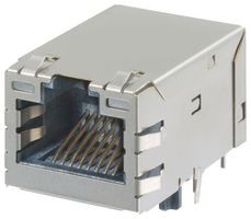 MOLEX 93755-5226 Modular Connector, RJ45 Jack, 1 x 1 (Port), 8P8C, Cat5, Panel Mount, Through Hole Mount