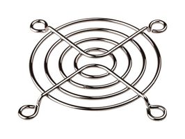 EBM-PAPST LZ70(CP) Fan Finger Guard, Steel - Wire Form, 70mm Axial Fans, 61.5 mm, Zinc / Nickel