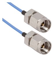 AMPHENOL SV MICROWAVE 7015-0718 RF / Coaxial Cable Assembly, 12 ", 305 mm, 0.047" Semi Rigid, 2.92mm RP Plug, 2.92mm RP Plug