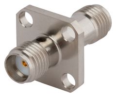 AMPHENOL SV MICROWAVE SF2991-6007. RF / Coaxial Adapter, SMA, Jack, SMA, Jack, Straight Adapter, 50 ohm