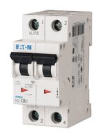 EATON MOELLER FAZ-B4/2 Thermal Magnetic Circuit Breaker, B Curve, FAZ, 4 A, 2 Pole, 400 V, DIN Rail
