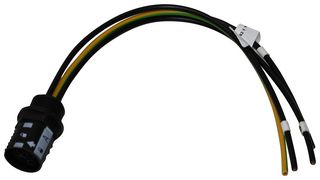 AMPHENOL SINE/TUCHEL CA115 62 1 100 625 Sensor Cable, M15 Receptacle, Free End, 3 Positions, 250 mm, 9.84 ", X Mate Series
