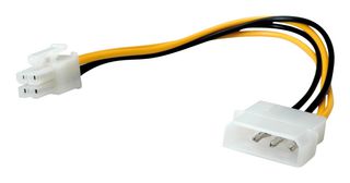 ROLINE 11.03.1019 Computer Cable, HDD Plug, 4 Way, ATX 4-pin Socket, 5.9 ", 150 mm