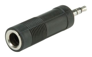 ROLINE 11.09.4443 Audio Adapter, Stereo Plug - 3.5mm, Stereo Receptacle - 6.35mm