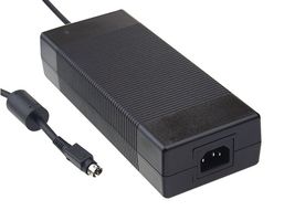MEAN WELL GSM220A24-R7B AC/DC Power Supply, Medical, 1 Output, 221 W, 24 VDC, 9.2 A