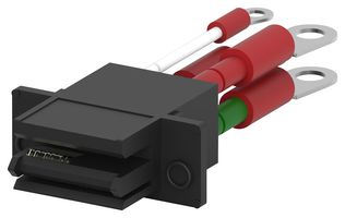 TE CONNECTIVITY 2323857-1 Cable Assembly, Tributary Connector to Ring Tongue Terminal, 4 Ways, 240 mm, 9.45 "