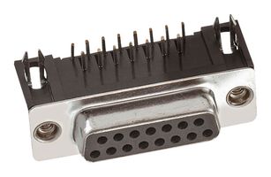 WURTH ELEKTRONIK 618015211821 D Sub Connector, Standard, Receptacle, WR-DSUB, 15 Contacts, DA, Solder