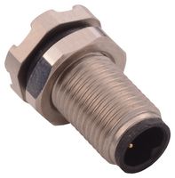 NORCOMP 851-003-103R001 Sensor Connector, VULCON Series, M5, Male, 3 Positions, Solder Pin, Straight Panel Mount