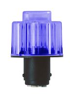 ABB 1SFA616924R1024 Signal Indicator Accessory, Bulb, Ba 15d, Blue, 5W, 24V AC/DC