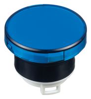 IDEC HW1A-P1S Indicator Lens, Blue, Round, 22 mm, Lens, Idec HW Series 22mm Pilot Lights, HW