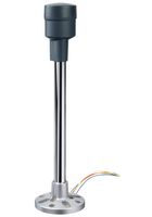 IDEC LD6A-0PQB Signal Indicator Accessory, Base Module, Pole Mount, Steady, Black, LD6A Series