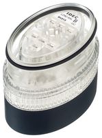 IDEC LD9Z-6ALB-GC LED Module, Green, Clear Lens, Flashing / Steady, 24VAC / 24VDC, IP65, Black