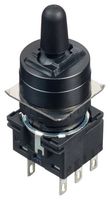 IDEC LB1T-3T6 Toggle Switch, On-Off, DPDT, Non Illuminated, LB Series, Panel Mount, 5 A
