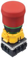 IDEC XW1E-BV4TG04MFR Emergency Stop Switch, 4PST-NC, Push-Pull, Screw, 5 A, 125 V