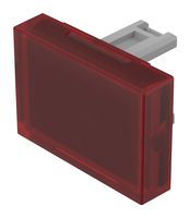 EAO 31-901.2 Lens, Illum, Plastic, Rectangular, Red, 31 Series