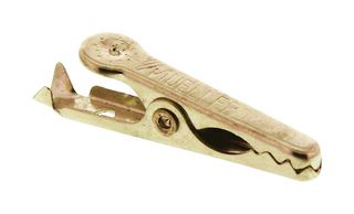 MUELLER ELECTRIC BU-30 Crocodile Clip, Miniature, Steel, 4.8 mm, 5 A