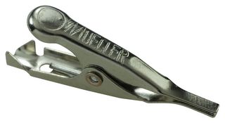 MUELLER ELECTRIC BU-34 Crocodile Clip, Micro, Steel, 5.6 mm, 5 A