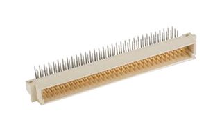 AMPHENOL COMMUNICATIONS SOLUTIONS 86093967113T55F1LF DIN 41612 Connector, Style C, Right Angle, 96 Contacts, Header, 2.54 mm, 3 Row, a + b + c