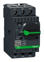 SCHNEIDER ELECTRIC GV2P07 Thermal Magnetic Circuit Breaker, GV2P, TeSys Deca Manual Motor Starter, 2.5 A, 3 Pole, 690 V