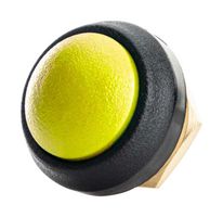 ITW SWITCHES 48-2-RB-N-YL-B Industrial Pushbutton Switch, Miniature, 48-EM Series, 13.6 mm, SPST-NO-DB, Maintained, Round Domed