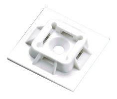 PANDUIT ABM100-A-C Cable Tie Mount, Adhesive, White, Nylon 6.6 (Polyamide 6.6), 25.4 mm, 25.4 mm