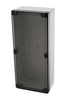 FIBOX PCTQ3 153410 ENCLOSURE Plastic Enclosure, IK08 / IK07, Smoked Cover, Multipurpose, Polycarbonate, 101 mm, 150 mm, 340 mm