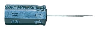 NICHICON UVR1V471MPD1TD Electrolytic Capacitor, 470 µF, 35 V, ± 20%, Radial Leaded, 2000 hours @ 85°C, Polar