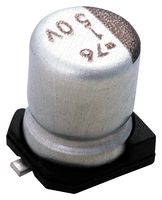 CHEMI-CON EMZA250ADA101MF80G SMD Aluminium Electrolytic Capacitor, Radial Can - SMD, 100 µF, 25 V, 2000 hours @ 105°C, Polar
