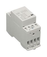 MULTICOMP PRO MCEUC2-25-2NO2NCP Contactor, 9 A, DIN Rail, 400 VAC, DPST-NO, DPST-NC, 4 Pole, 4 kW