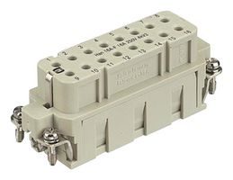 HARTING 09200163111 Heavy Duty Connector, Han A, Insert, 16 Contacts, 32A, Receptacle