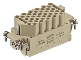 HARTING 09320403101 Heavy Duty Connector, Han EEE, Insert, 40+PE Contacts, 16B, Receptacle