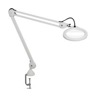 GLAMOX LUXO LFM LED G2 5 DIOPTER Magnifier Light, Illuminated, 10W LED, 5 Diopter, 1050mm Adjustable Arm, White, EU/UK