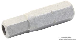 TR FASTENINGS H0.250 M7STPB SF HEX 4.0 Hex Driver Bit, Power Bit Series, Hex, Steel, 4 mm Bit, 25 mm Overall