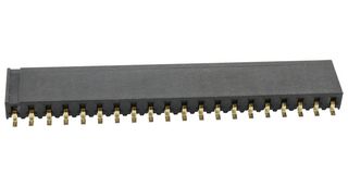 MULTICOMP PRO 2212BR-20G-SM-TR PCB Receptacle, Board-to-Board, 2.54 mm, 1 Rows, 20 Contacts, Surface Mount Right Angle