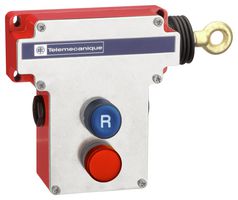 TELEMECANIQUE SENSORS XY2CE1A196H7 Grabwire Switch, SPST-NO, SPST-NC, 240 V, 3 A, 250 V, 270 mA