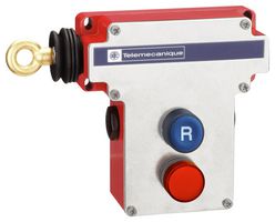TELEMECANIQUE SENSORS XY2CE2A196H7 Grabwire Switch, 70 m, SPST-NO, SPST-NC, 240 V, 3 A, 250 V, 270 mA