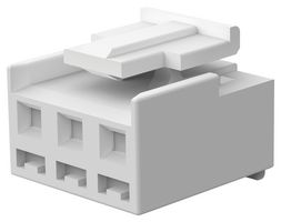 TE CONNECTIVITY 2132781-3 Connector Housing, Economy Power II, Receptacle, 3 Ways, 3.96 mm, Crimp Contacts