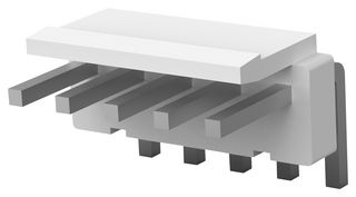 TE CONNECTIVITY 647676-5 Pin Header, Wire-to-Board, 3.96 mm, 1 Rows, 5 Contacts, Through Hole Straight, Economy Power