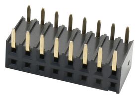 MULTICOMP PRO 2214BR-16G PCB Receptacle, Board-to-Board, 2.54 mm, 2 Rows, 16 Contacts, Through Hole Mount Right Angle